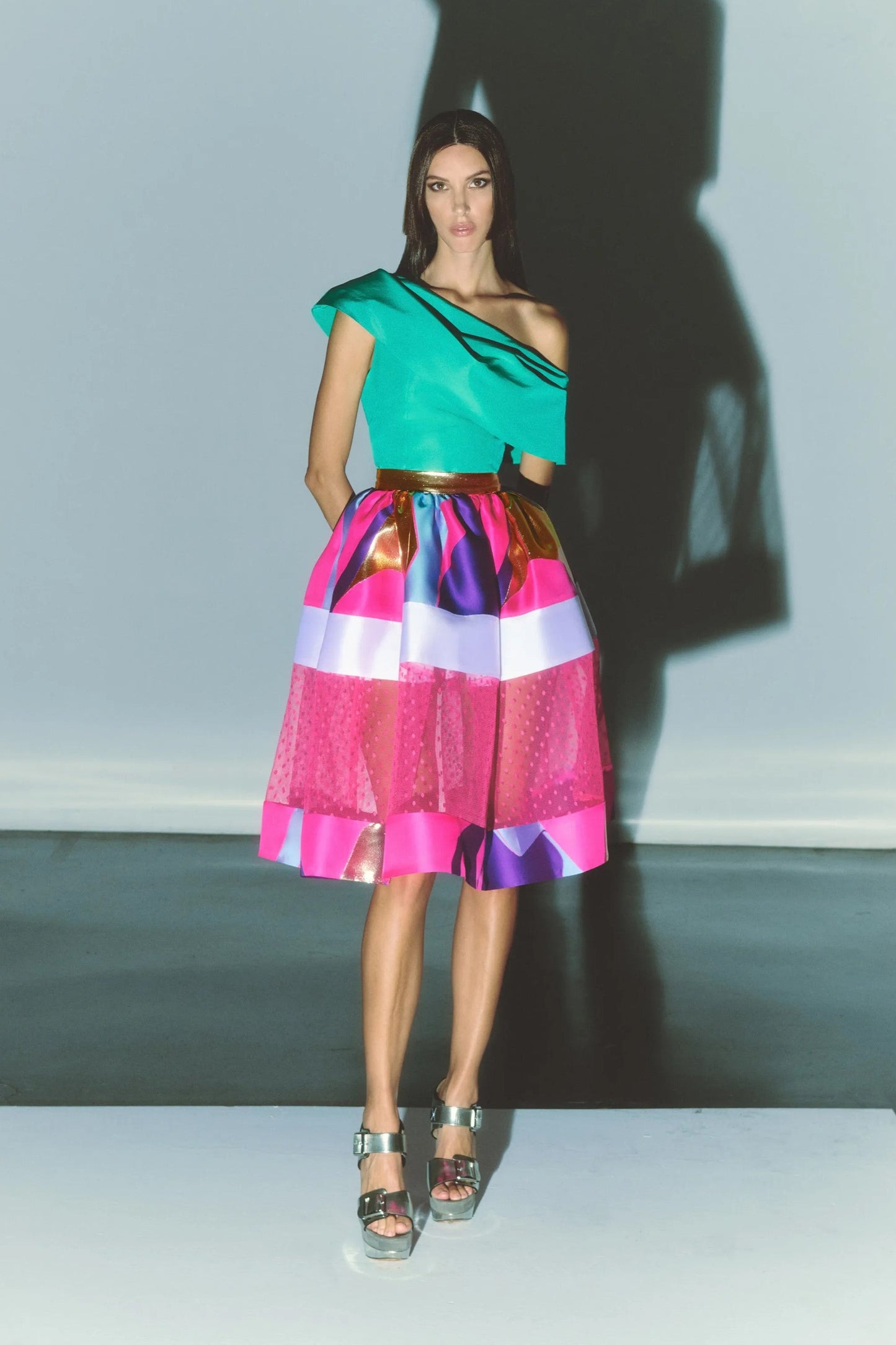 Off-Shoulder Top with Skirt