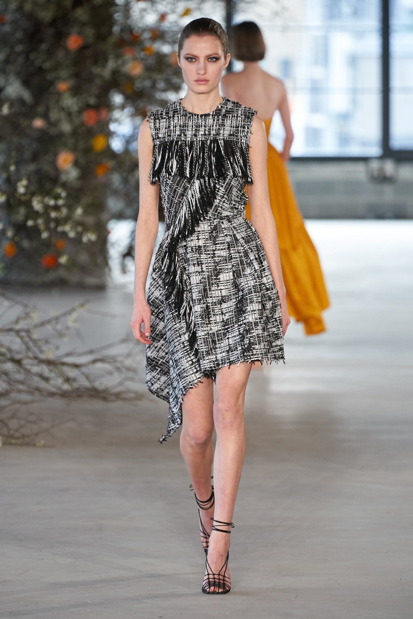 Tweed A-Line Dress