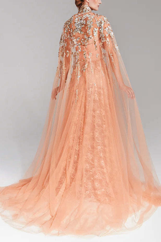 Shimmer Embellished Gown