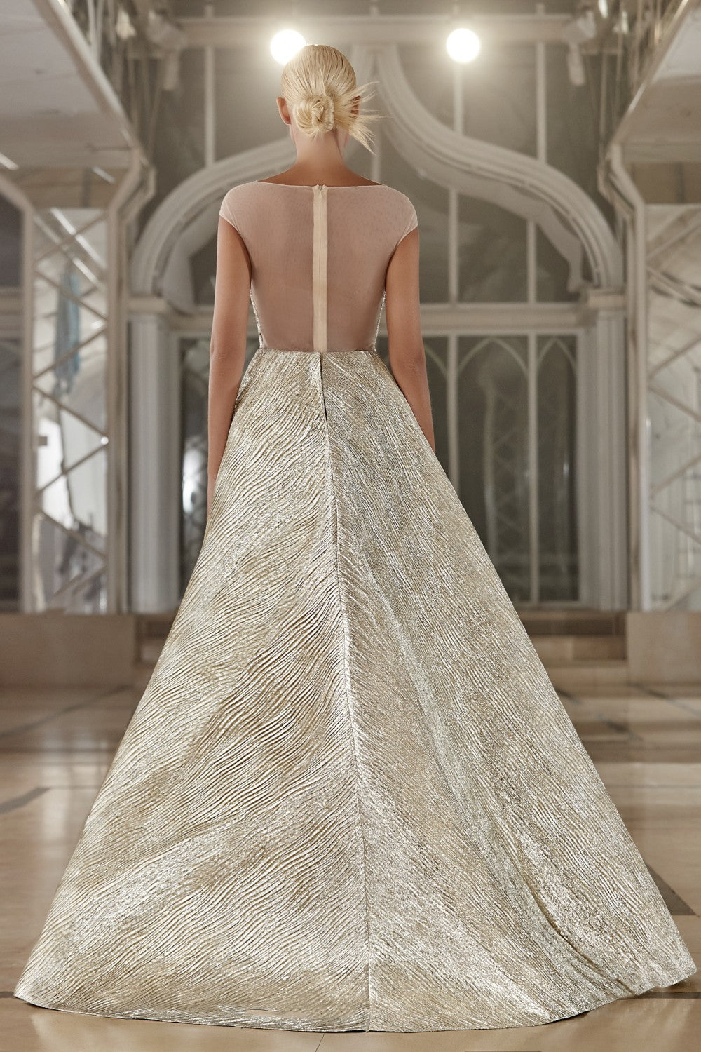Jacquard Gown
