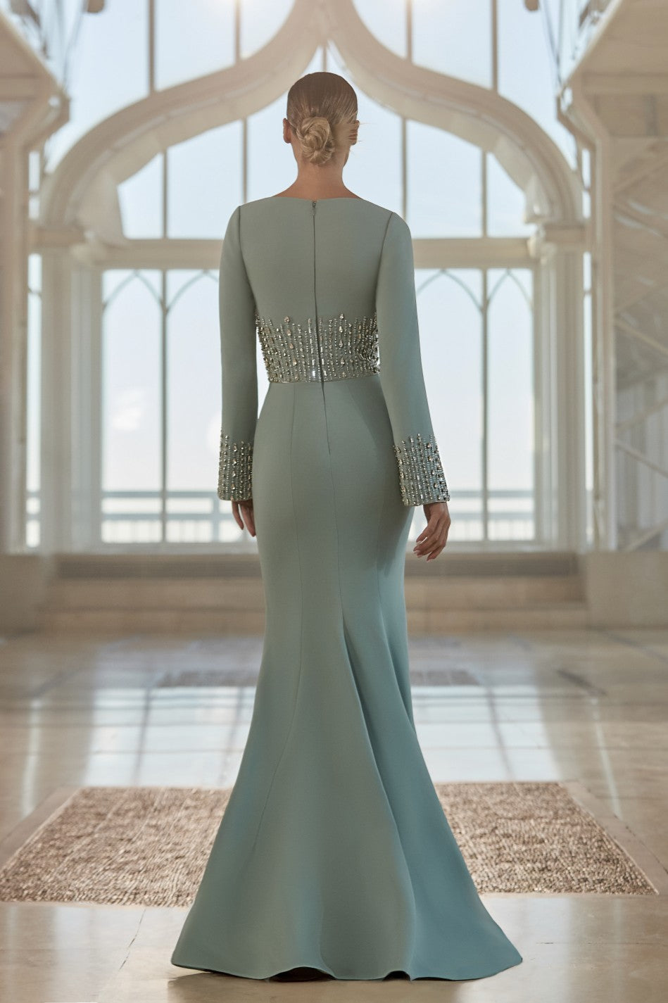 Mermaid Crepe Gown