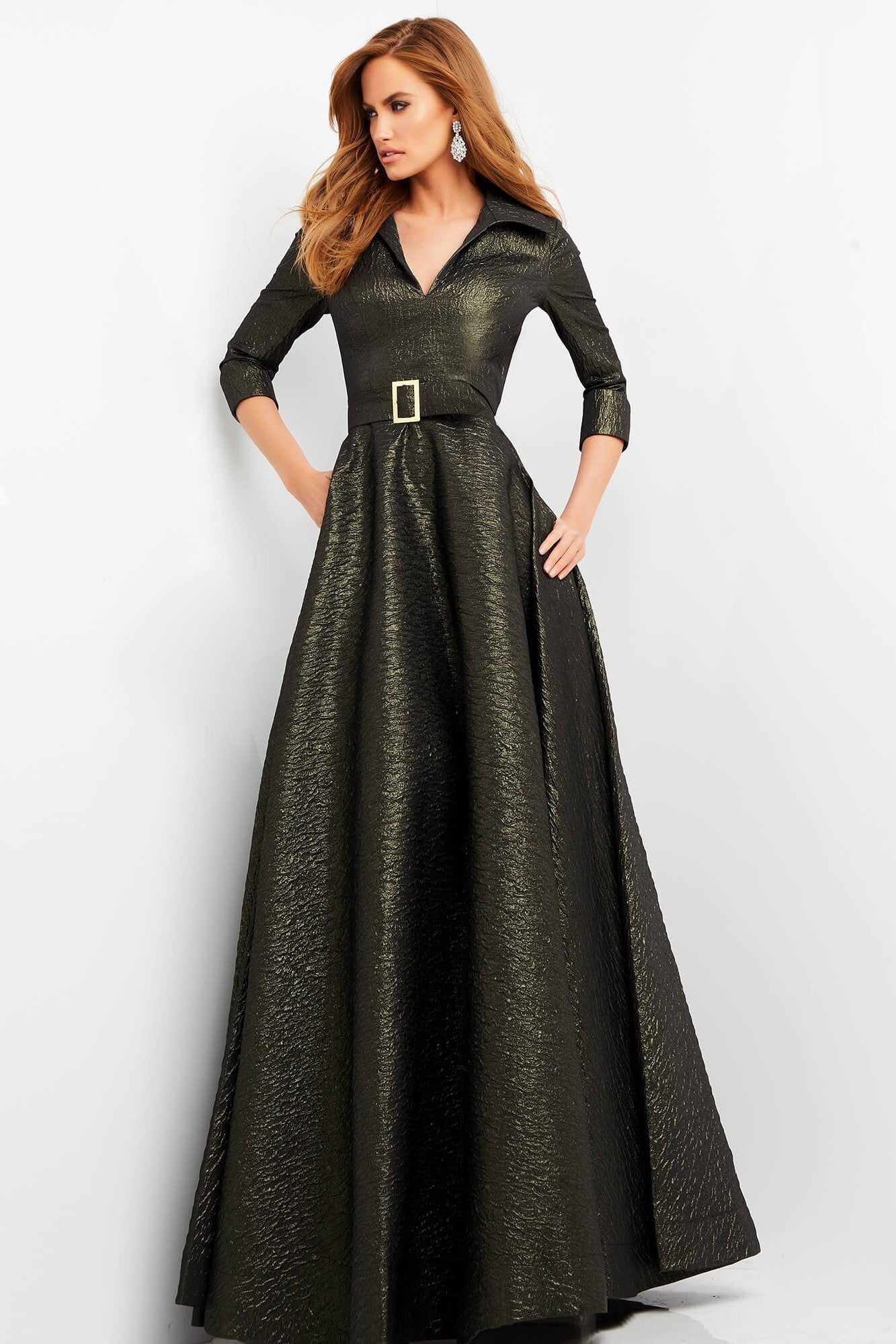 Belted Ball Gown
