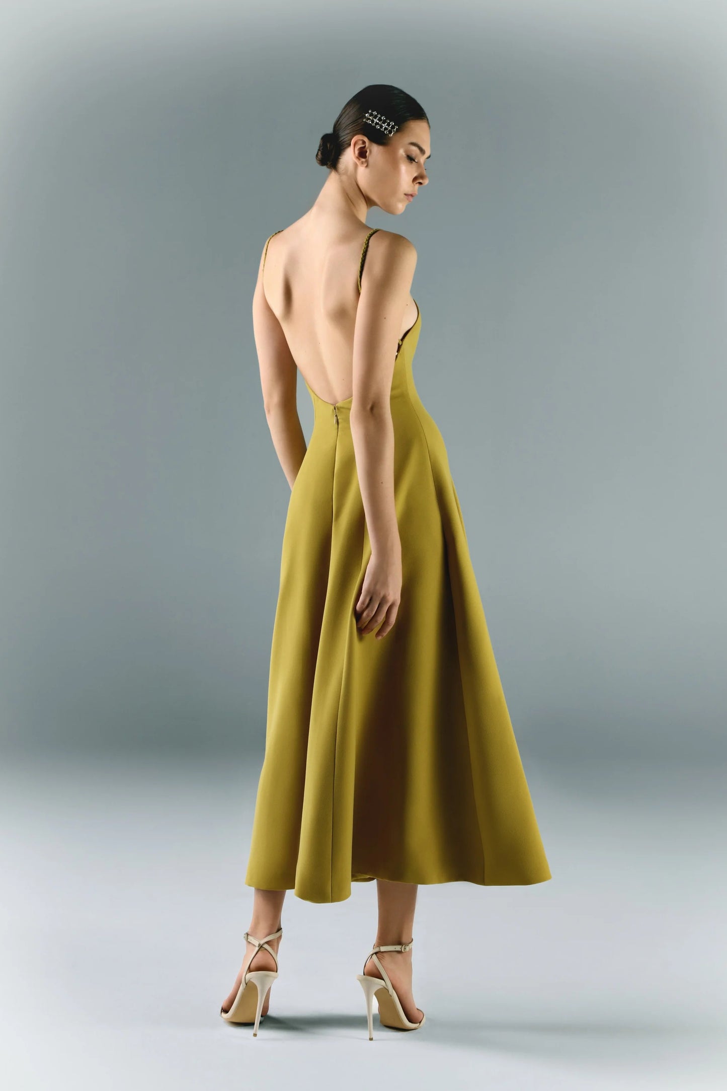 Midi Crepe Dress