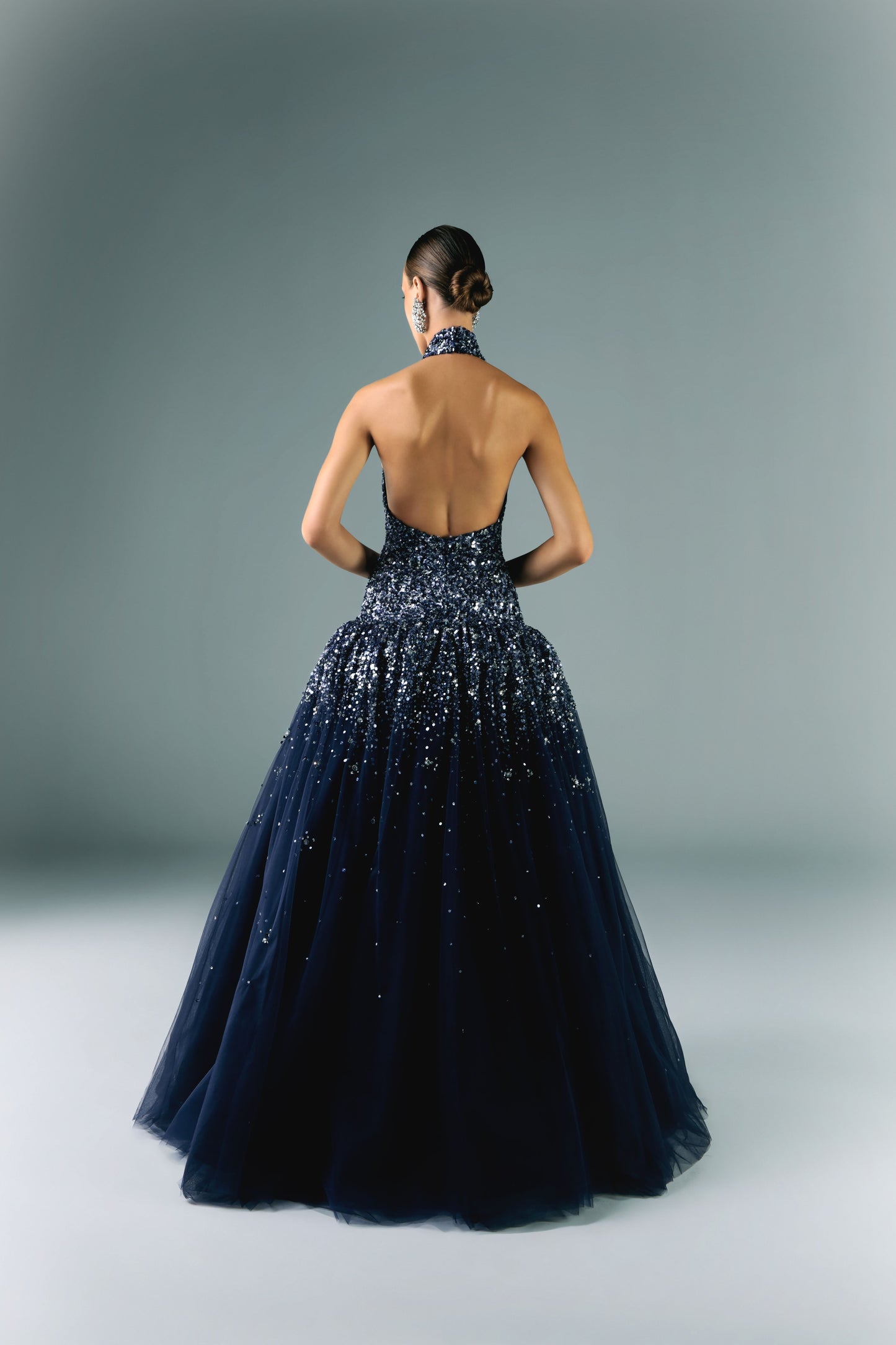 Embroidered Tulle Dress