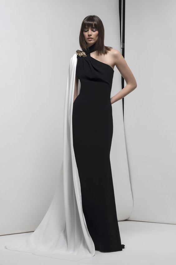 One Shoulder Askeville Gown