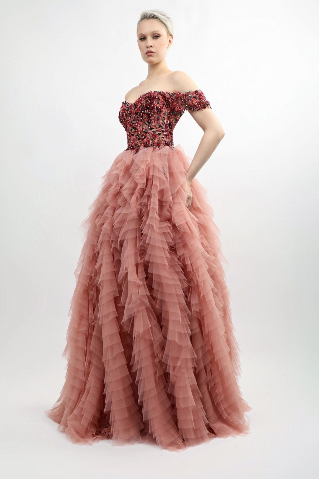 Off-Shoulder Gown
