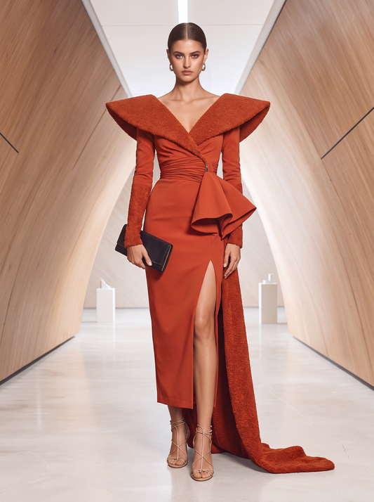 Multi Media Midi Dress