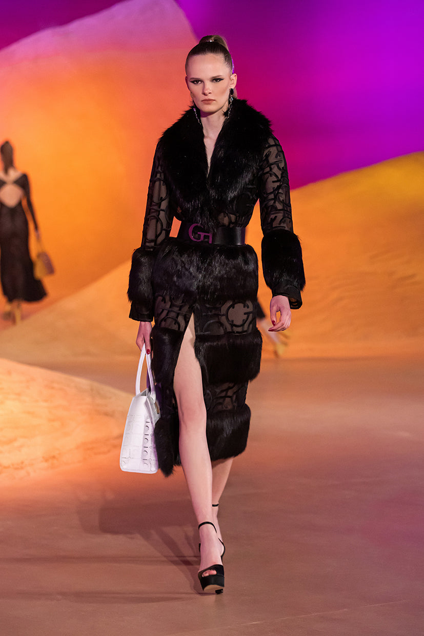 Monogram Fur Coat