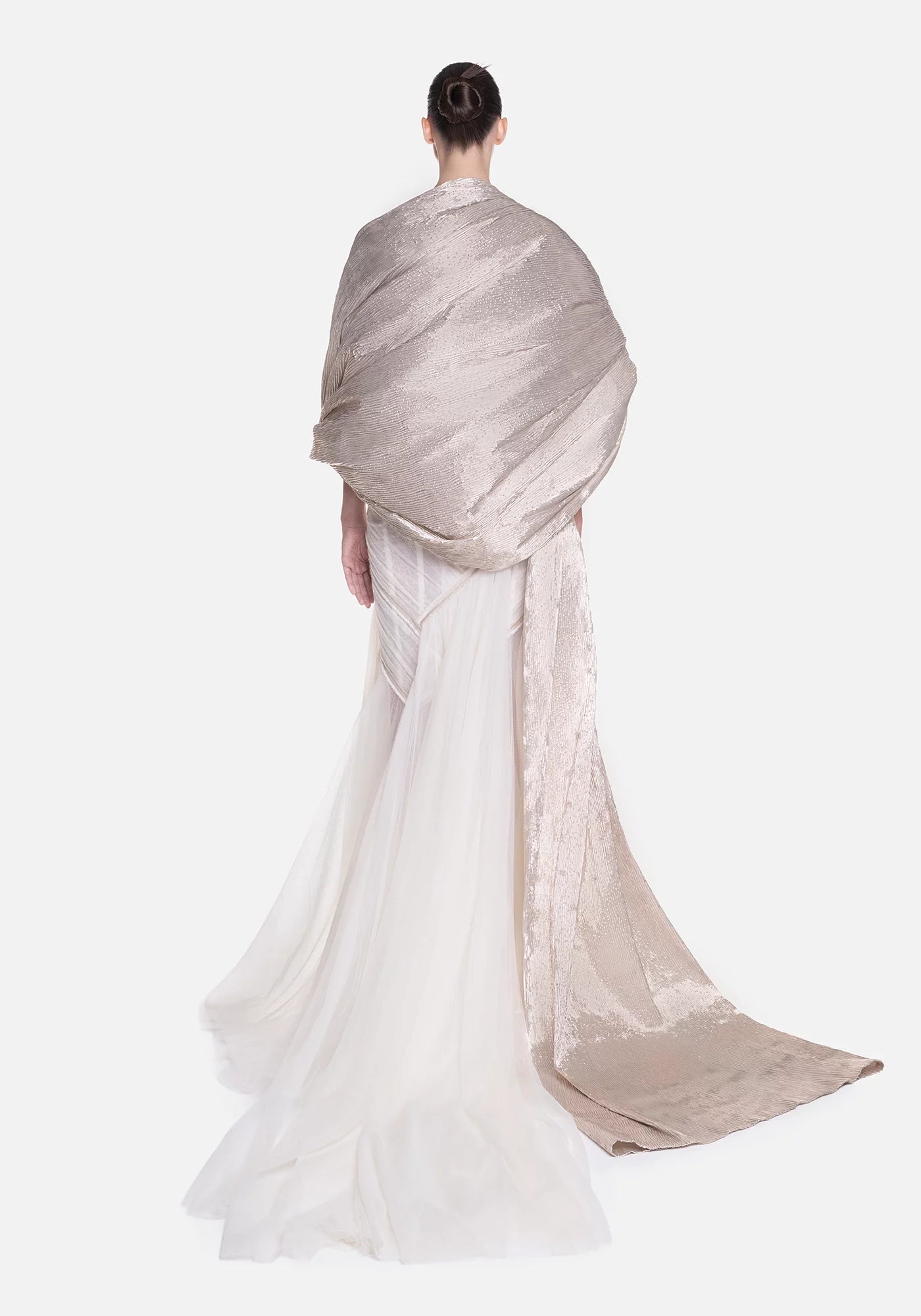 Strapless Asymmetric Gown