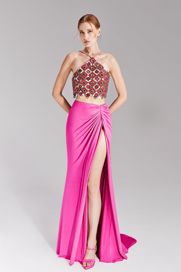 Crop Top Dress
