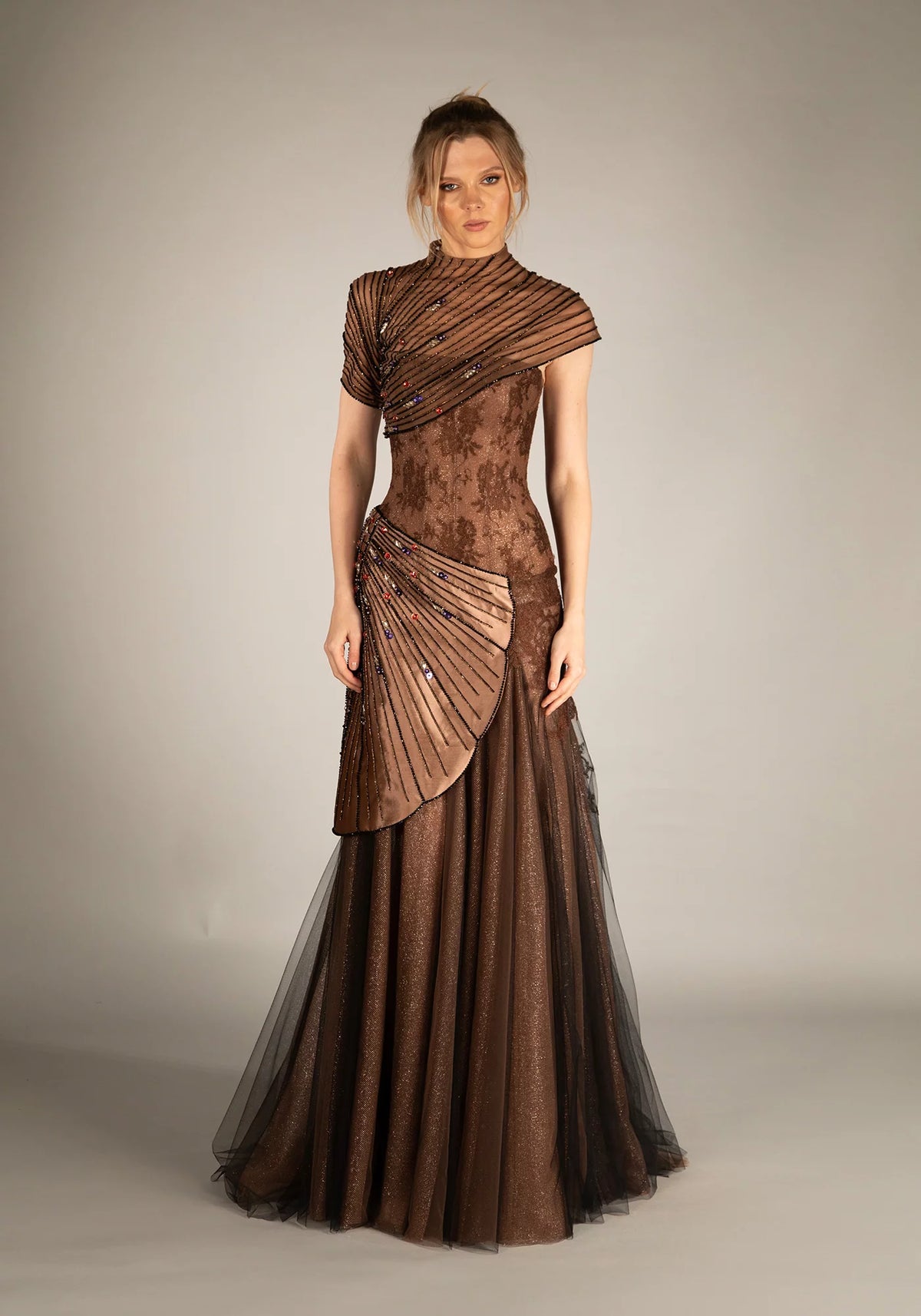Vestido de manga corta