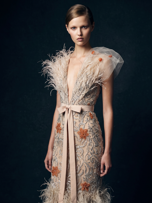 Embellished Sheath Dress