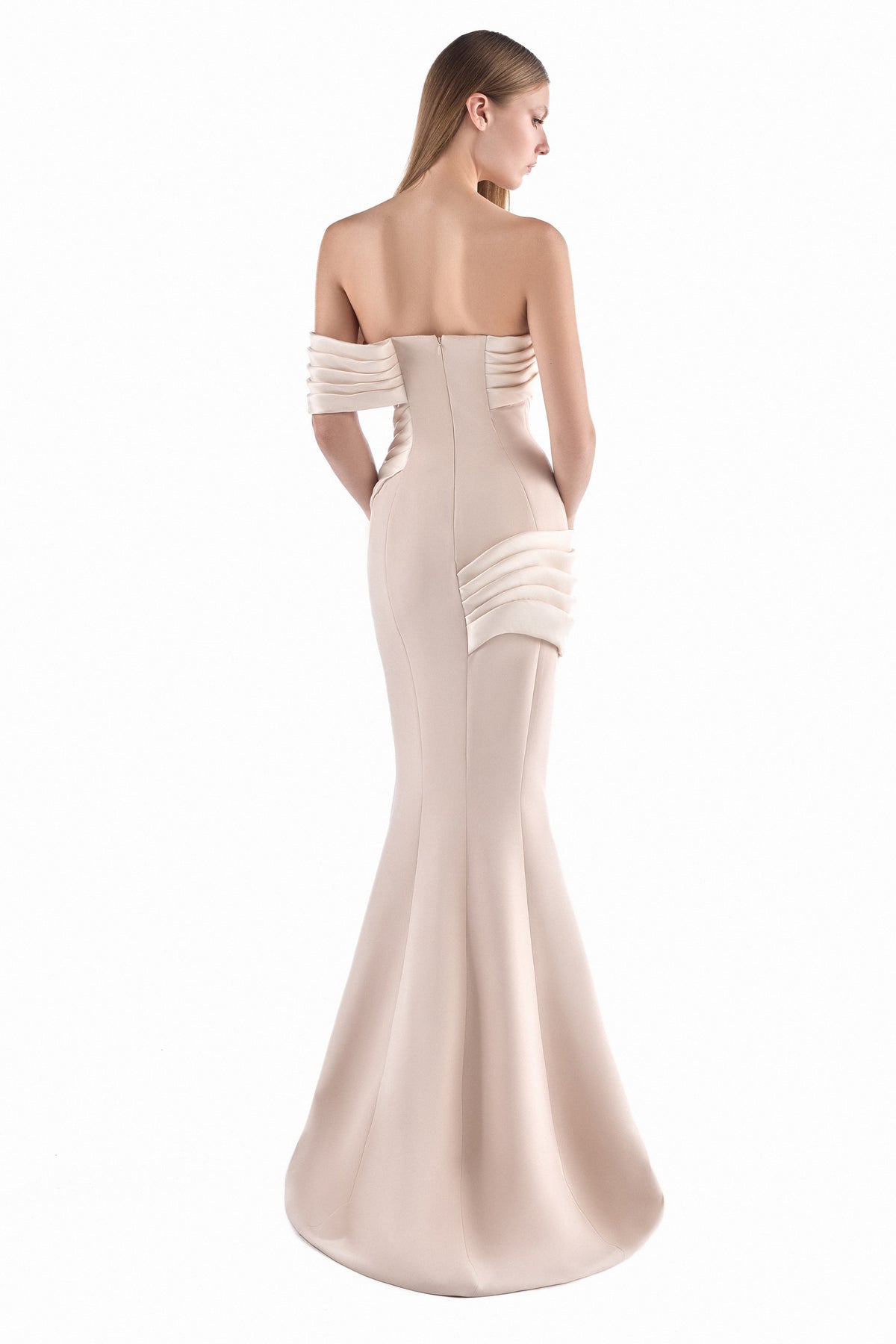 Ethereal Contour Mermaid Gown