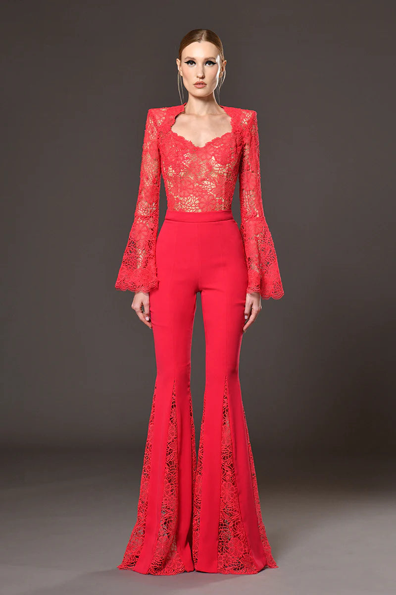 Guipure Lace Top and Pants