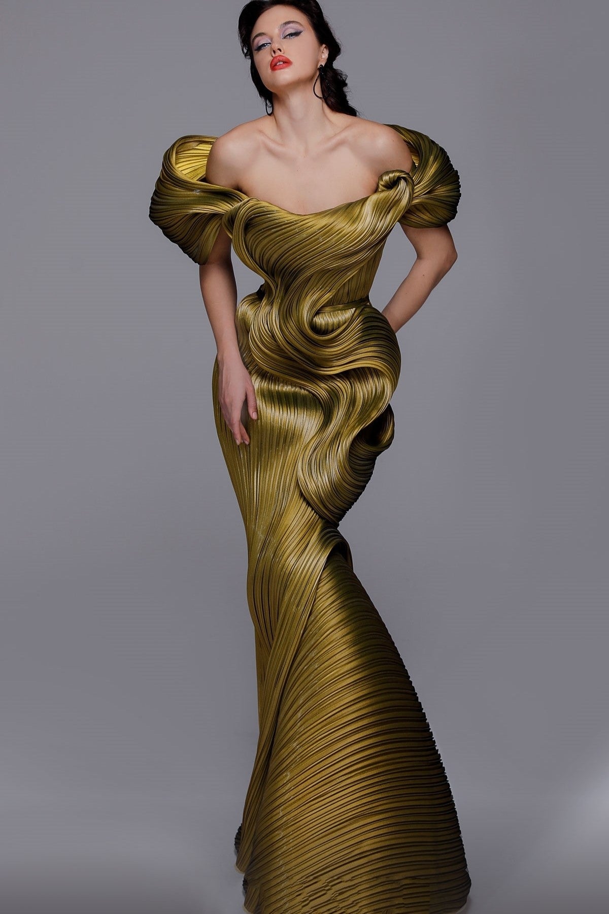 Textured Gown