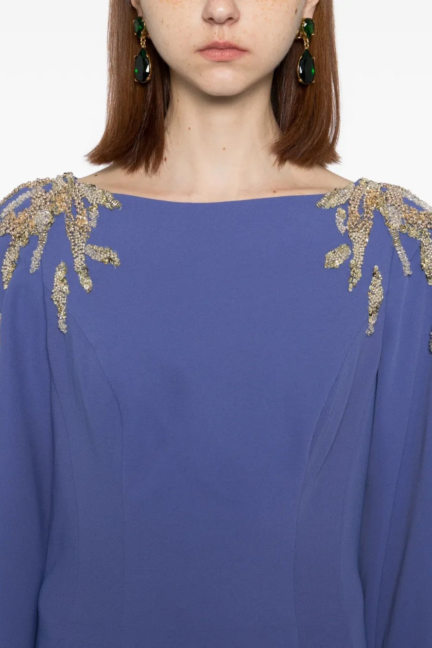 Embellished Long Sleeve Kaftan