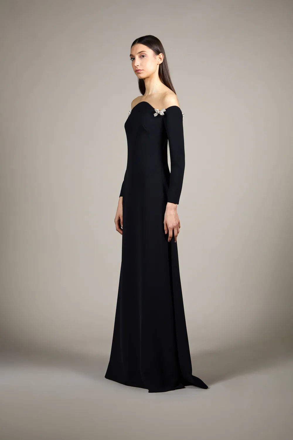 Long Sleeve Badal Dress