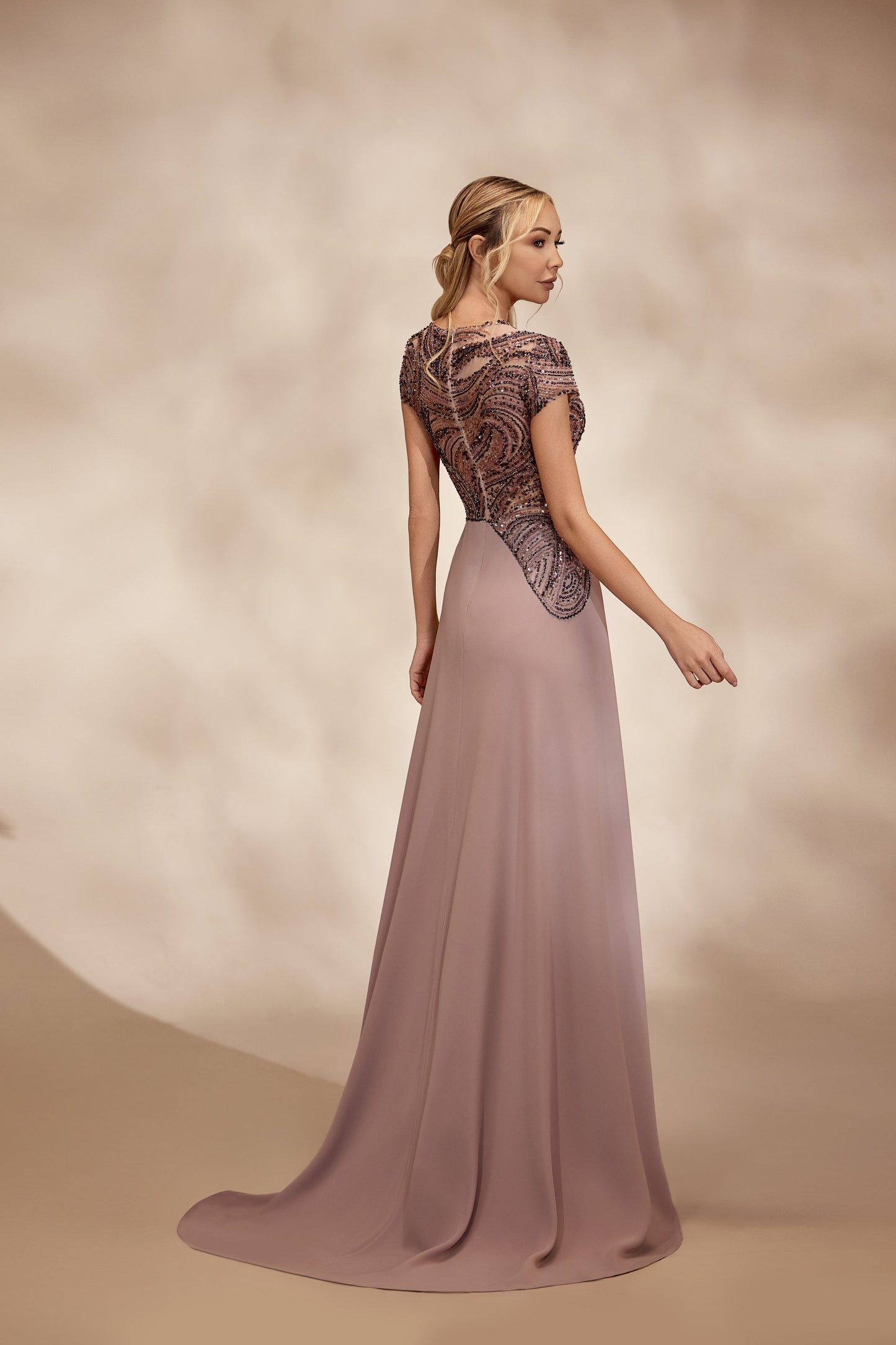 Short Sleeve Rosewood Dress