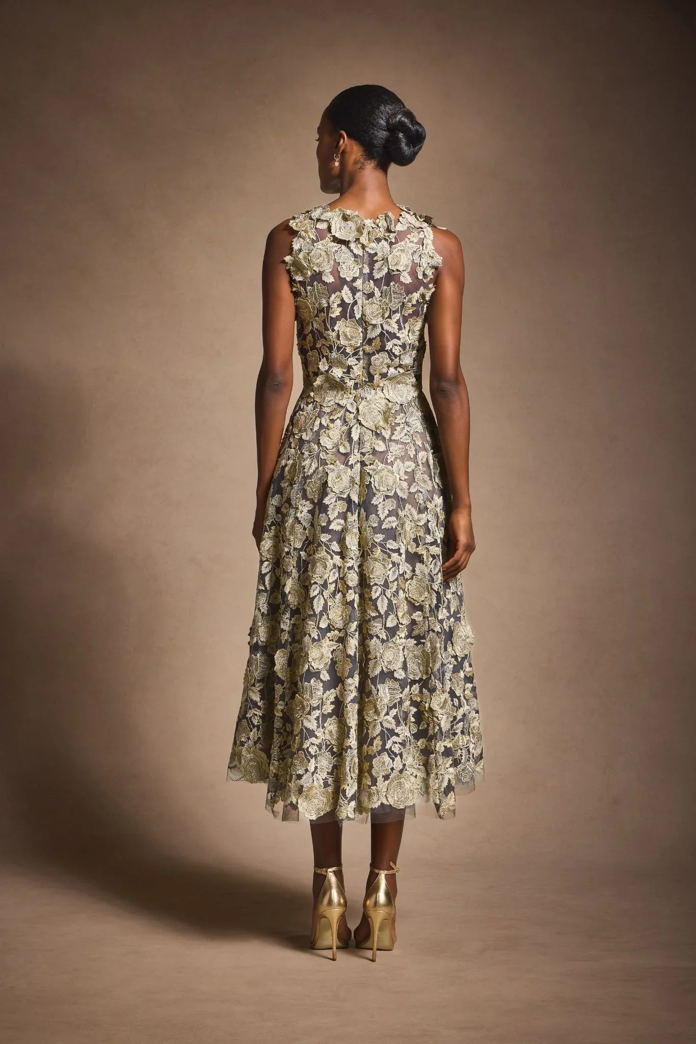 Sleeveless A-Line Dress