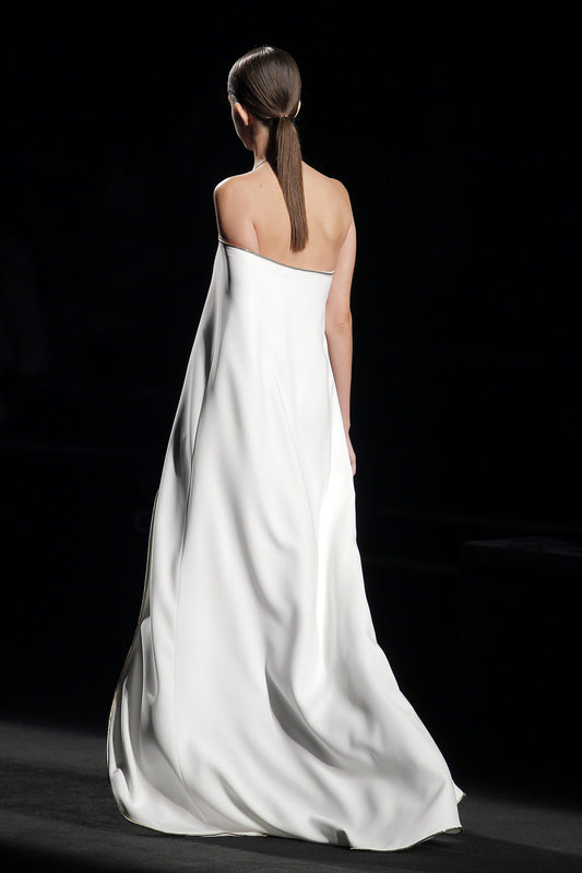 Cameri Cold Shoulder Cape and Skirt