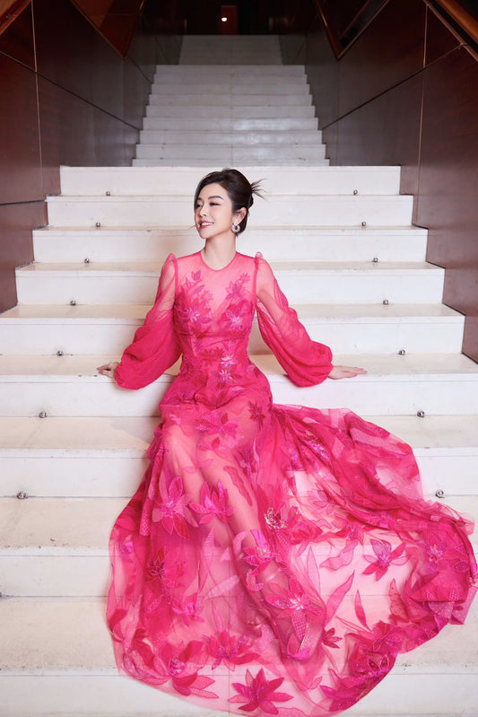 Bloom Long Sleeve Gown