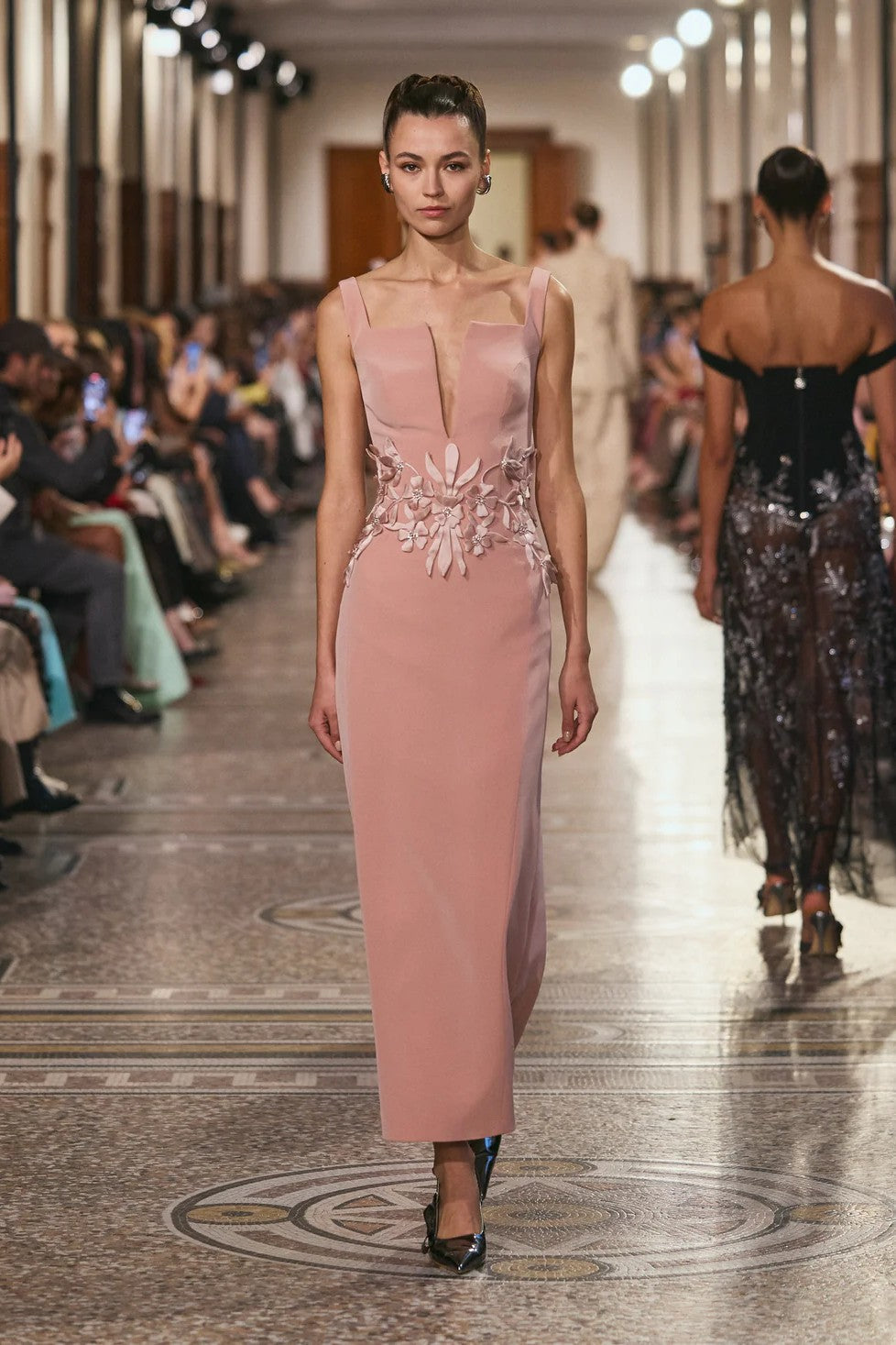 Plunge Neck Dress