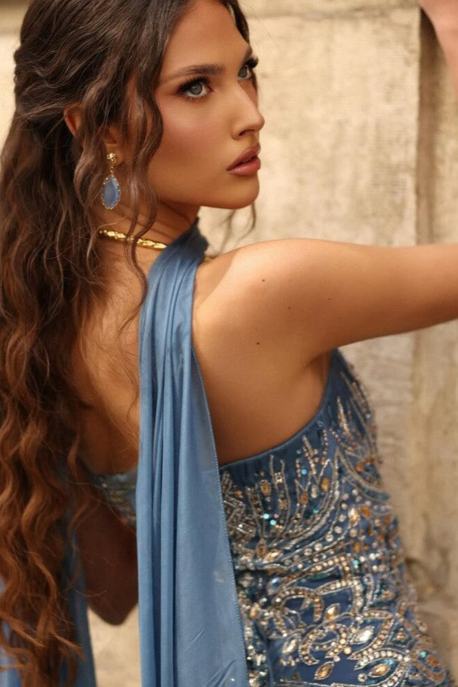 Embellished Corset Gown