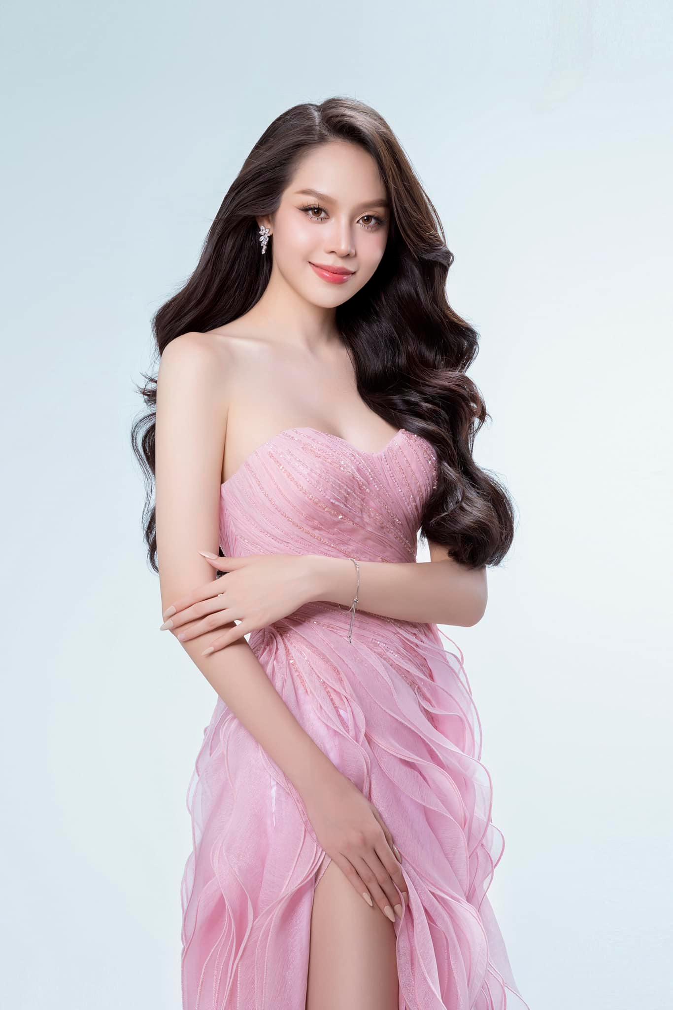Pink High-Slit Gown