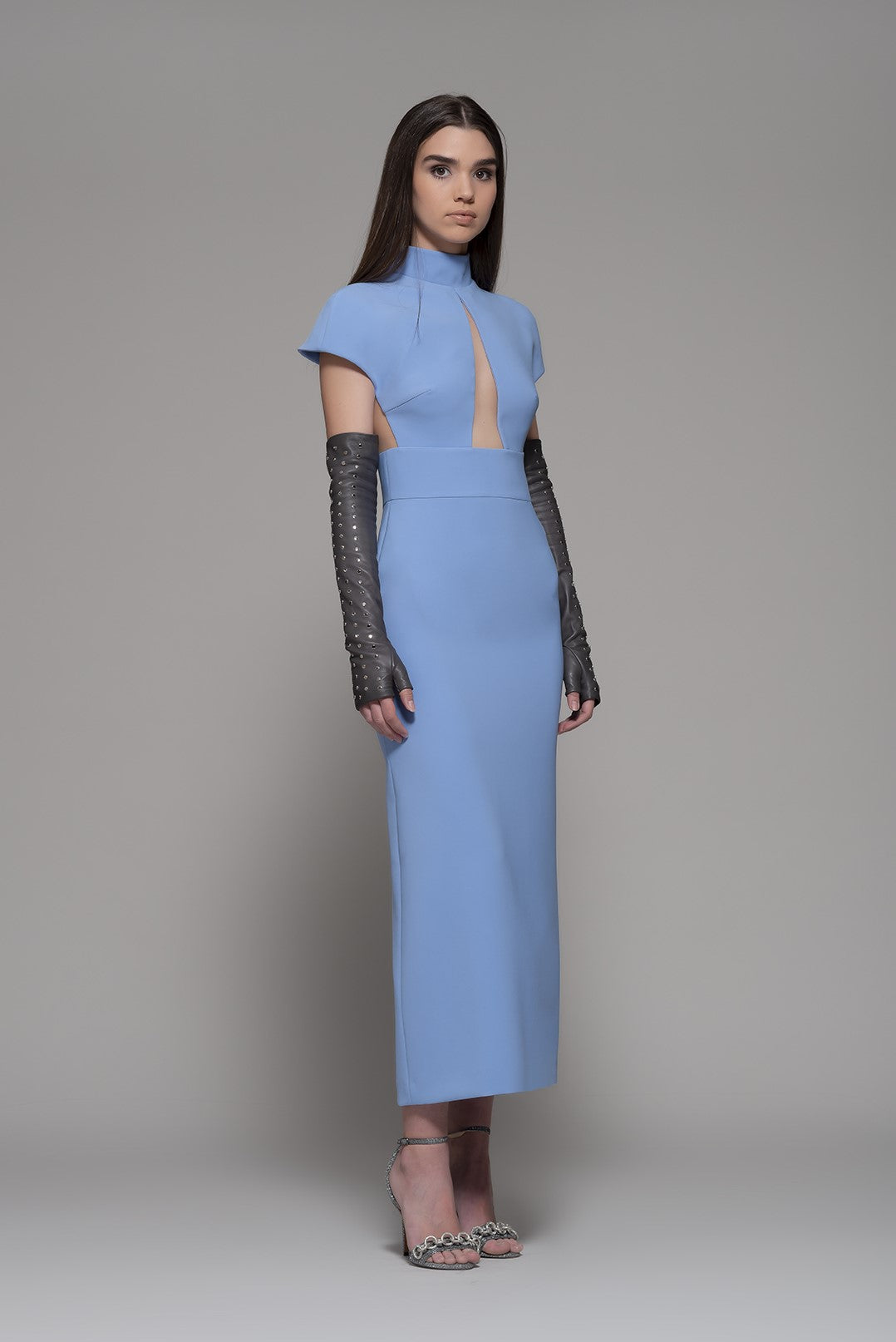 Drena Cap Sleeve Midi Dress