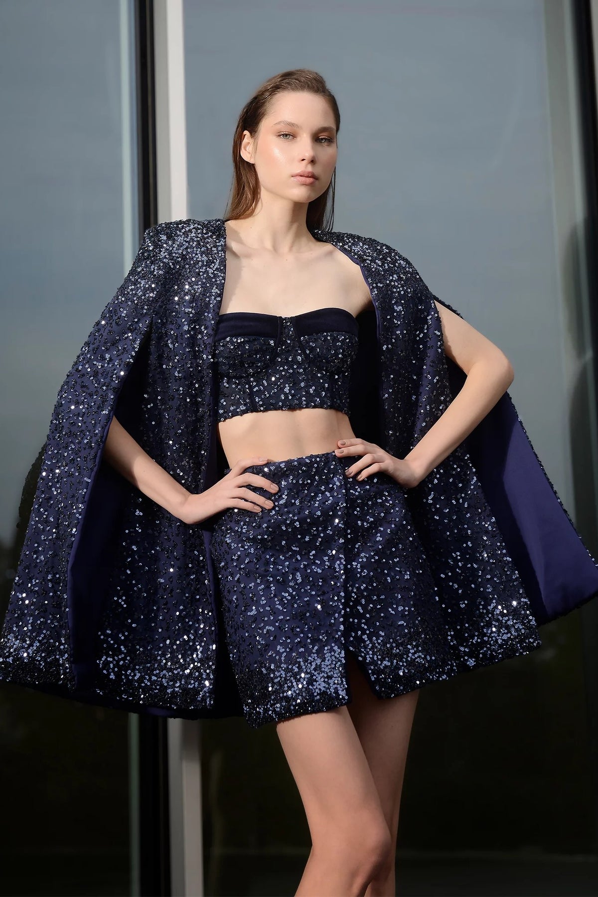 Three-Piece Sequined Set