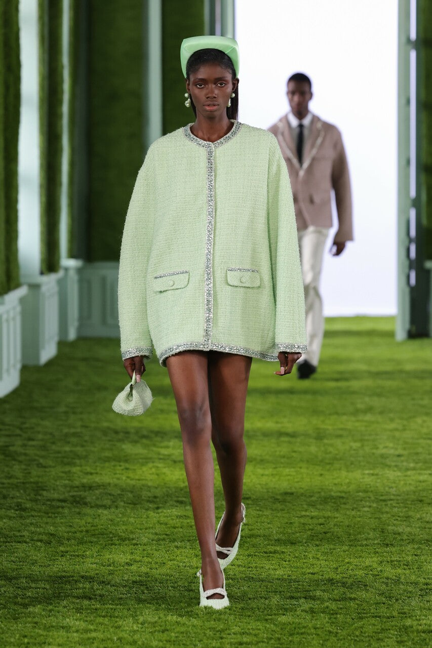 Tweed Bomber Jacket
