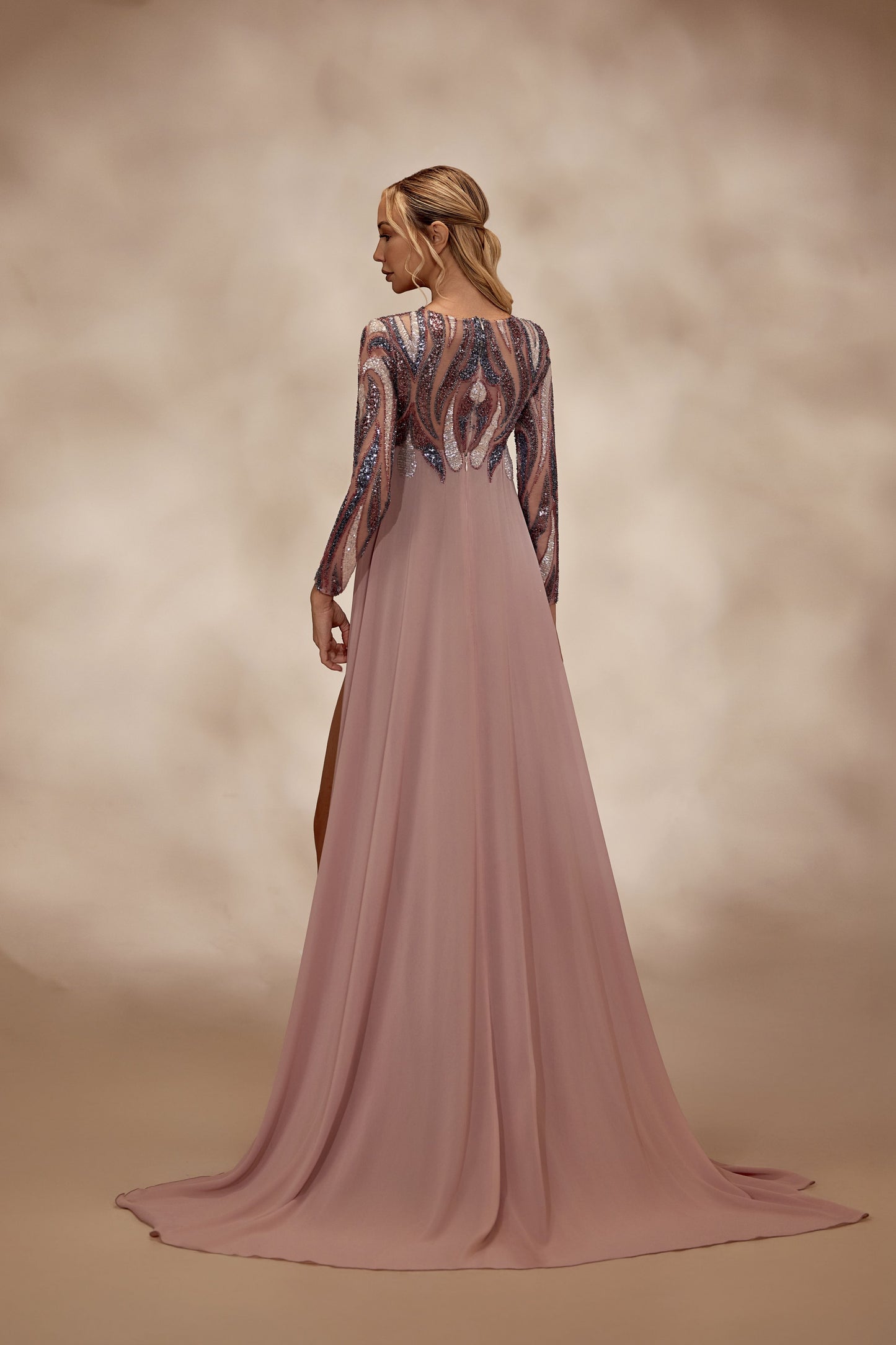 Rosewood Chiffon Dress