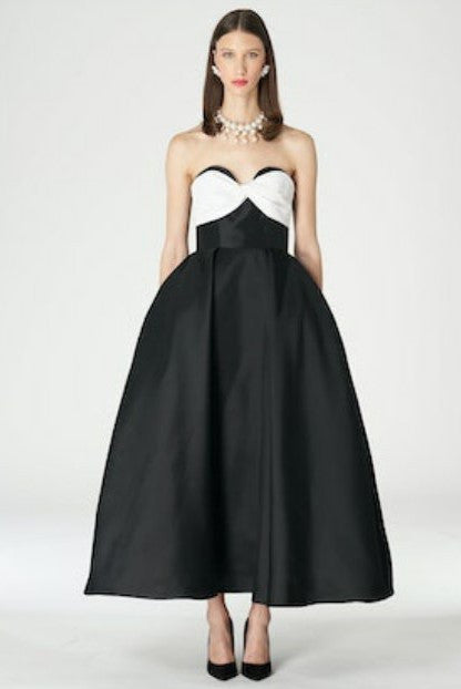 Sweetheart Neck Midi Dress