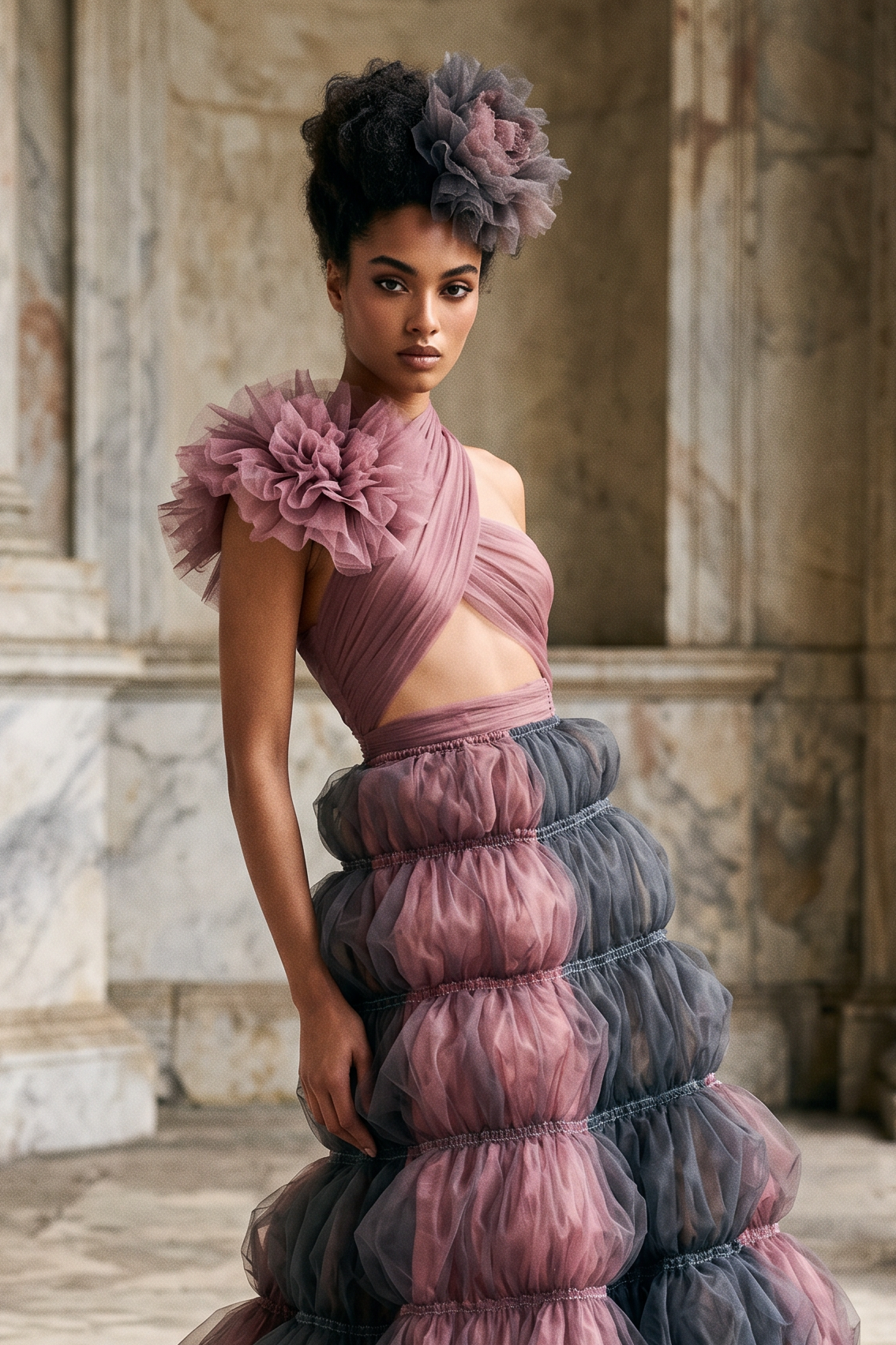 Sleeveless Evening Gown