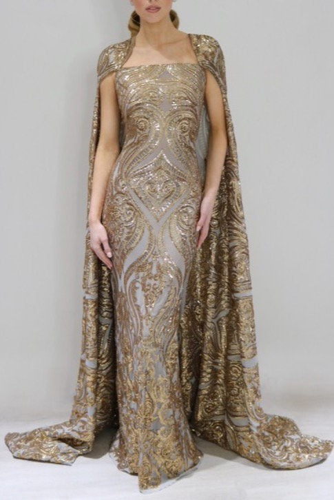 Medieval Cape Gown