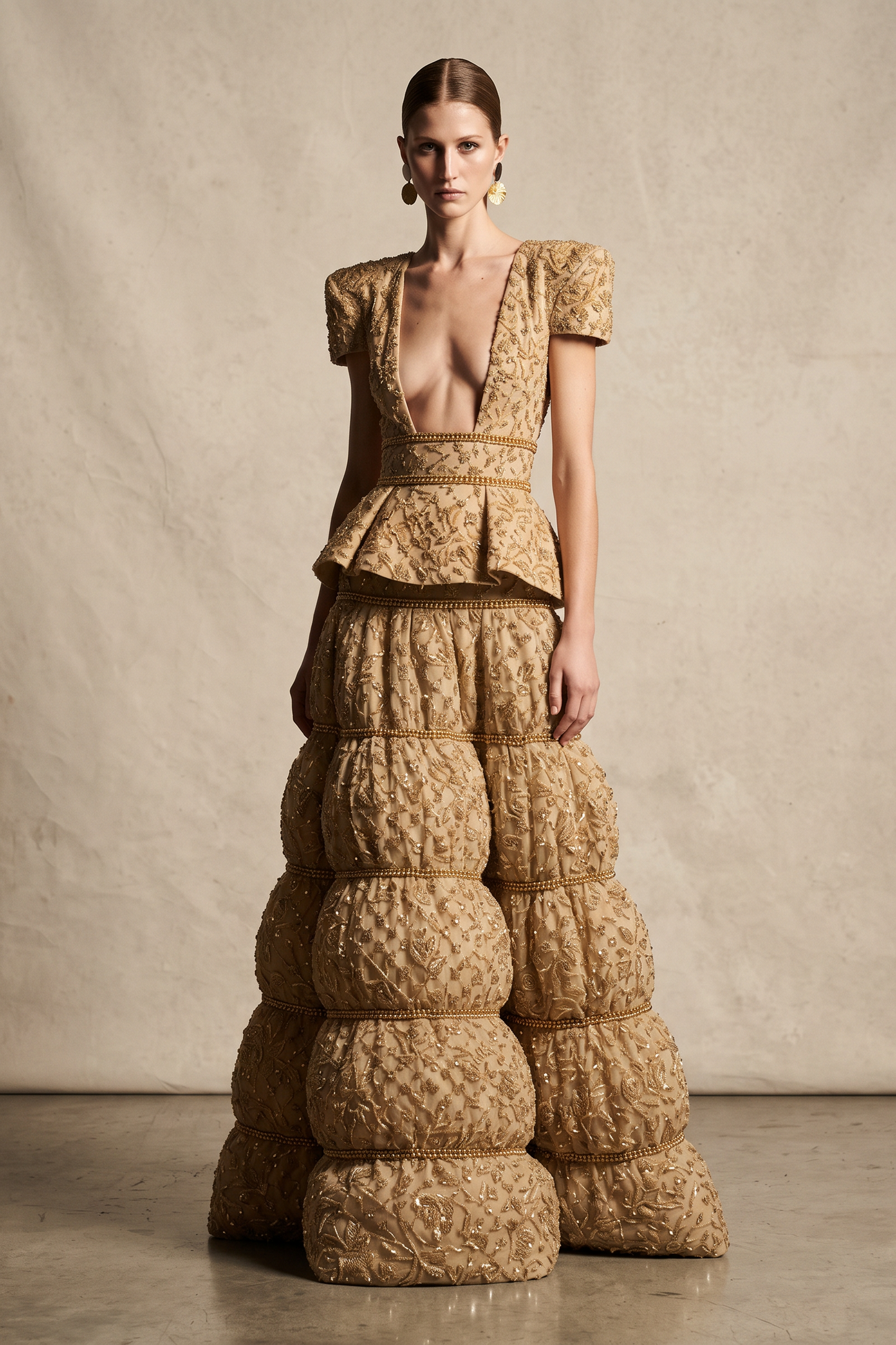 Structure Top and Bubble Skirt