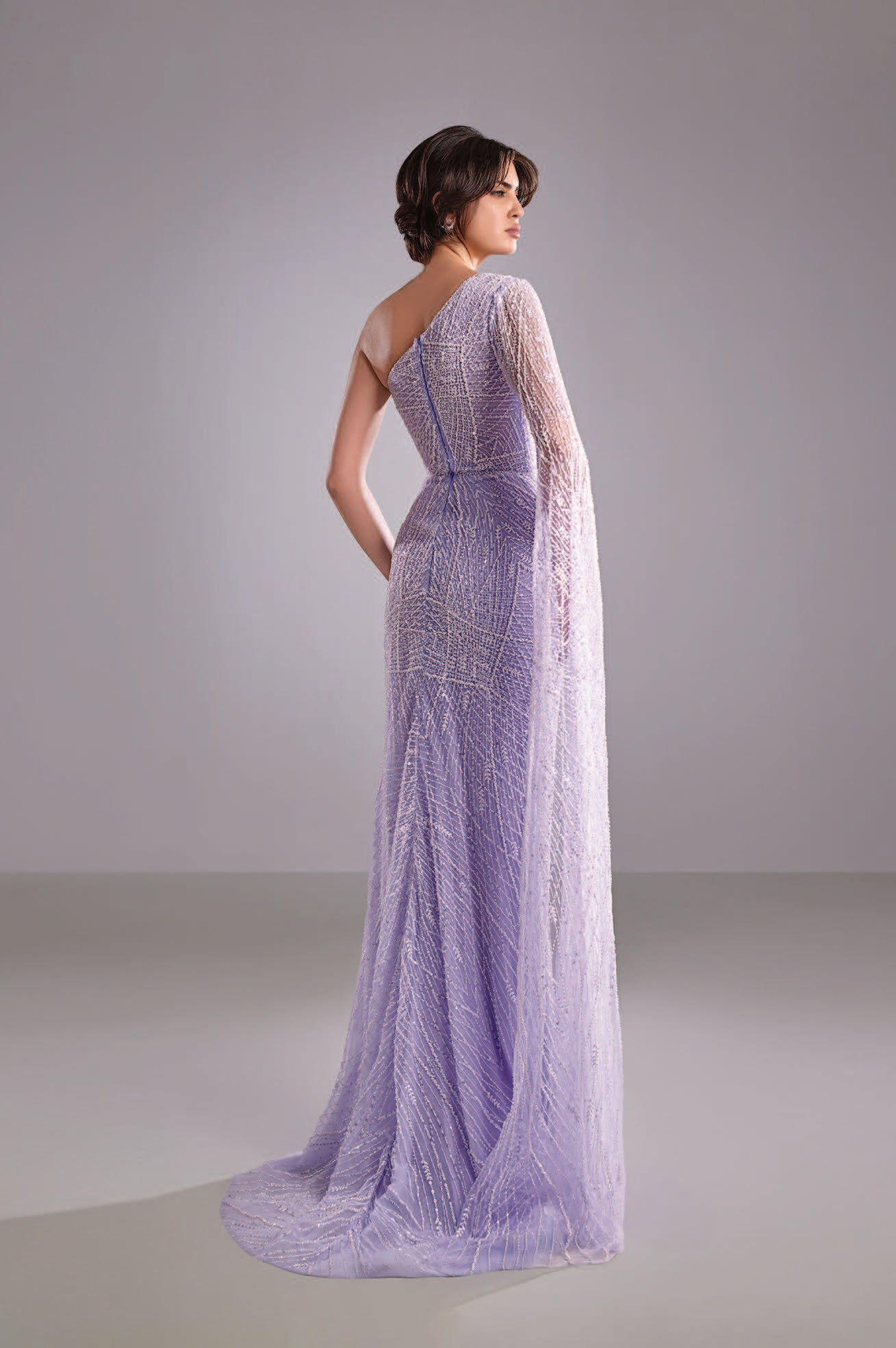 Lace Dress with Embroidery