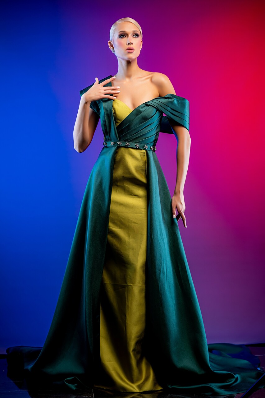 Layla Mikado Gown