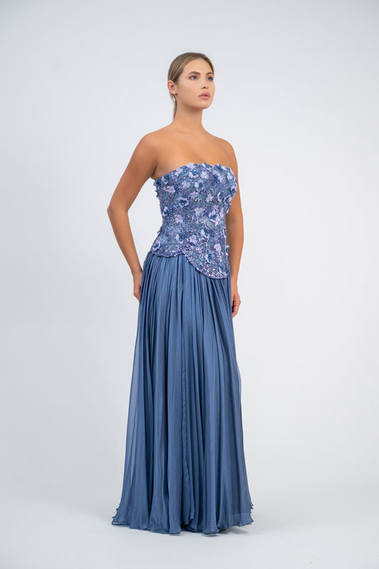 Floral Corset Gown