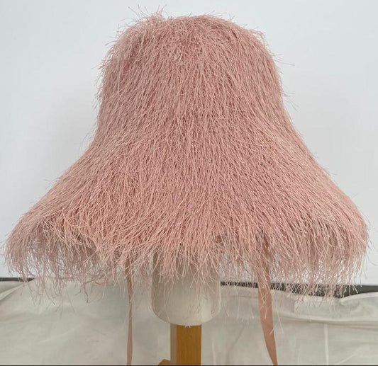 Feathered Bucket Hat