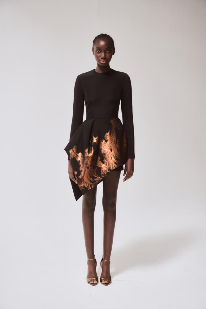 Flame Cocktail Dress
