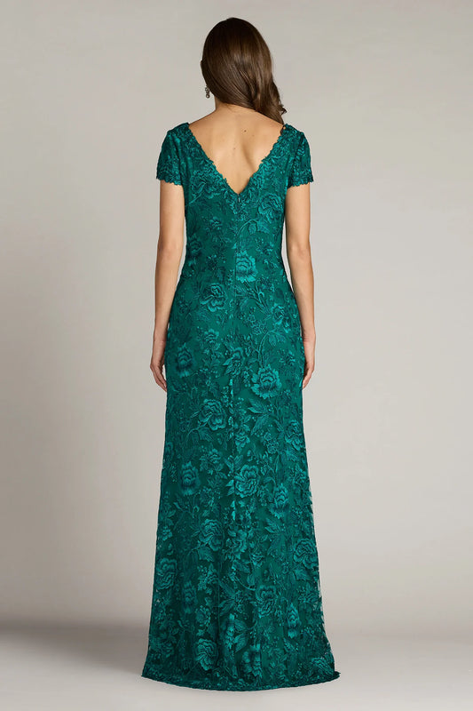 Oran Embroidered Tulle Gown