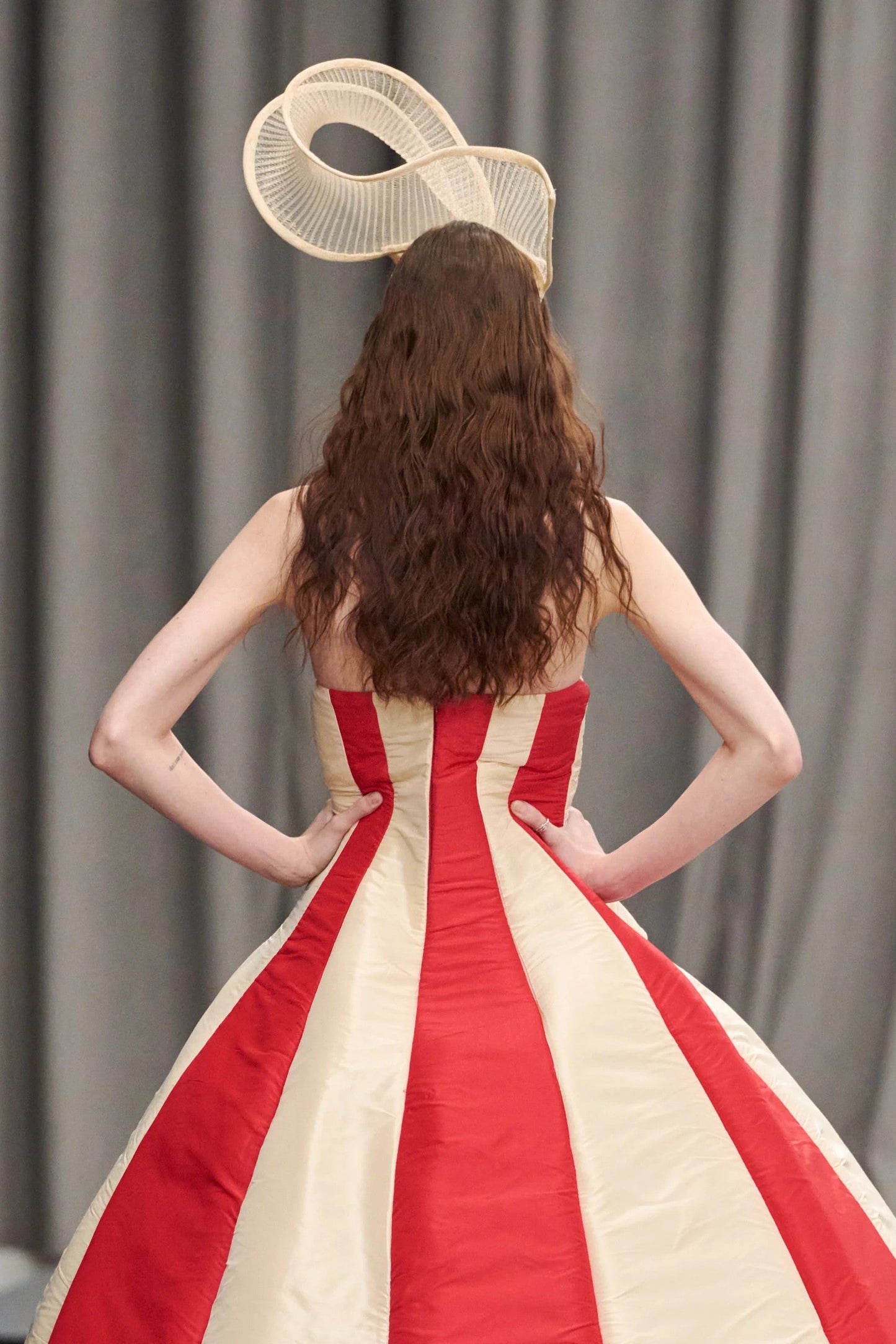 Temple of Stripe Gown