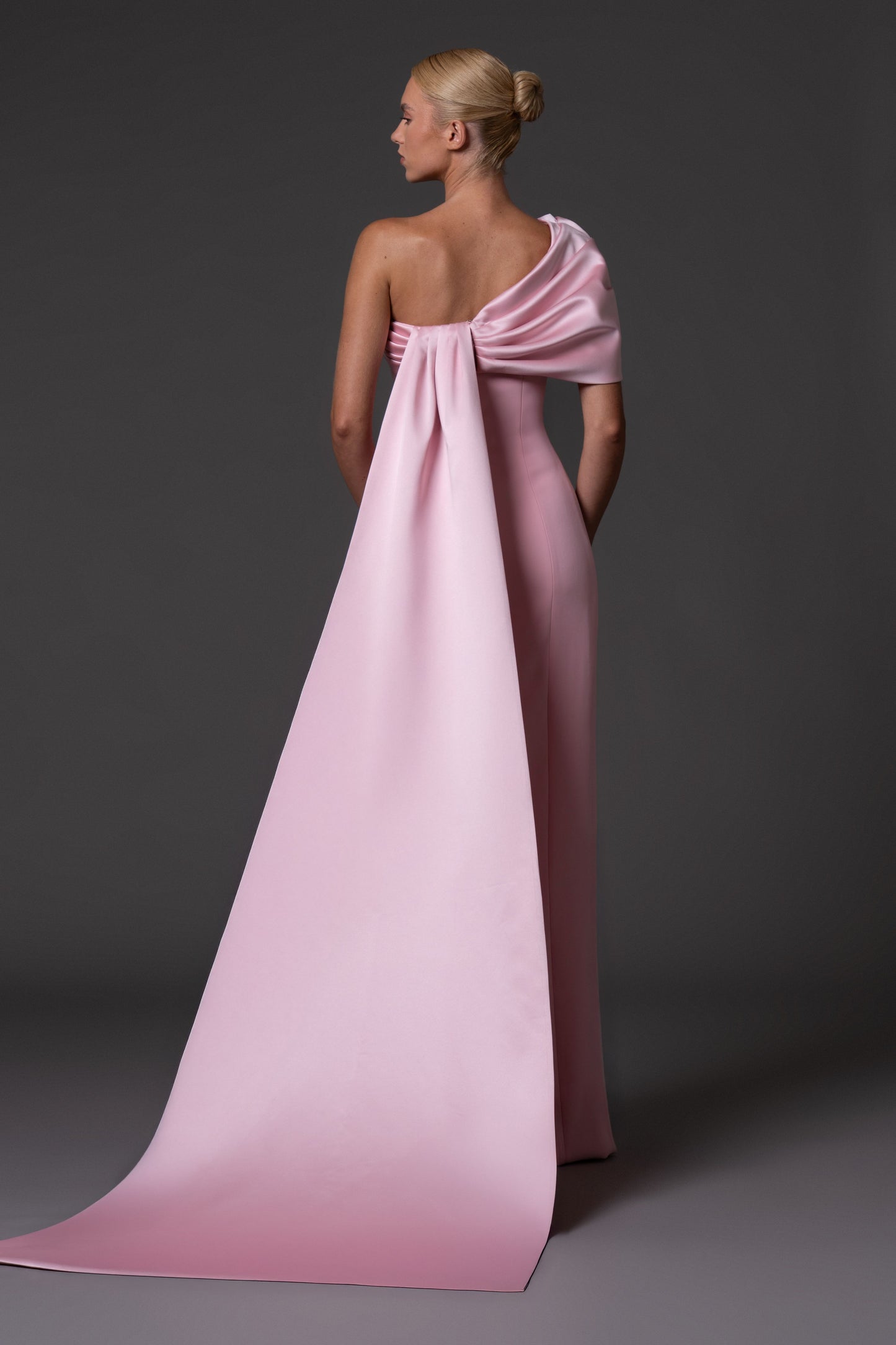 Crêpe Column Gown