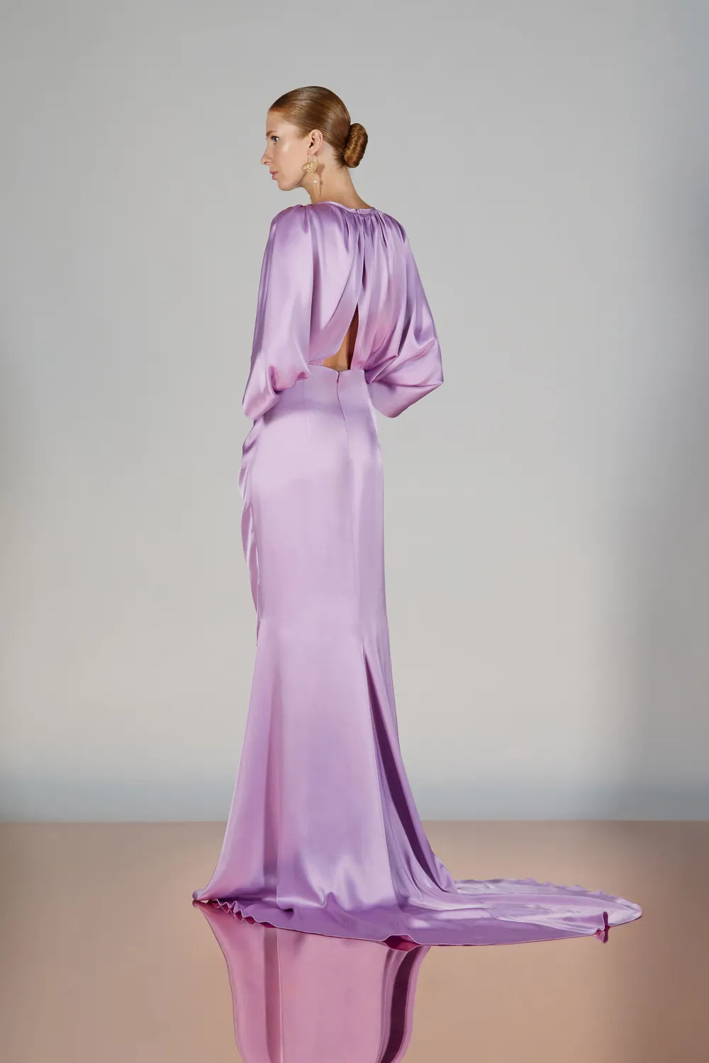 Half Sleeve Demeter Gown
