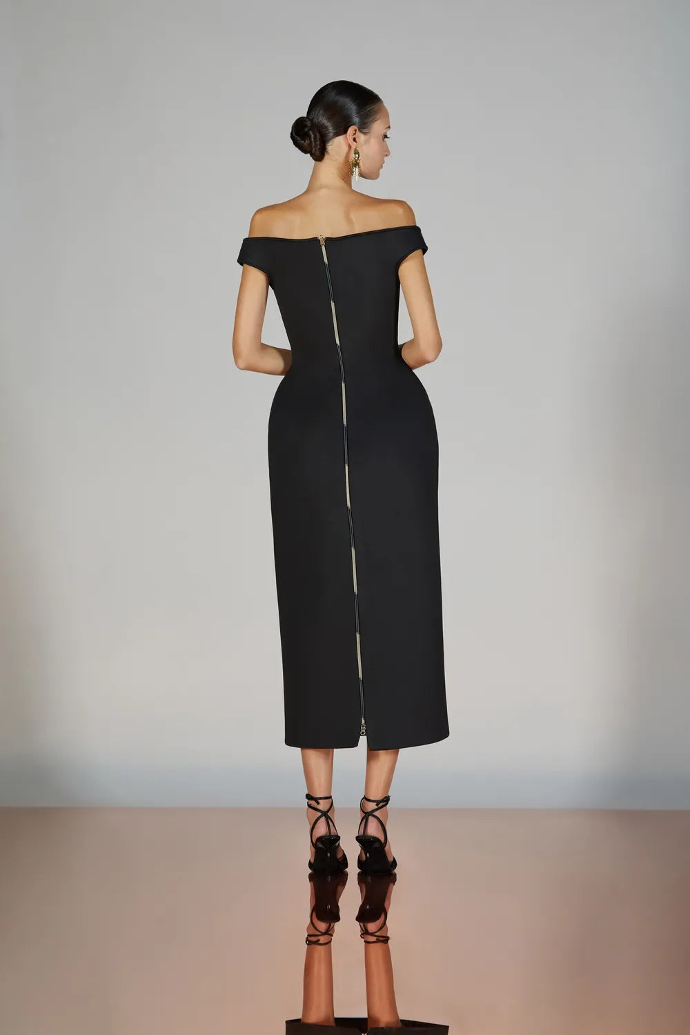 Off-Shoulder Denche Dress