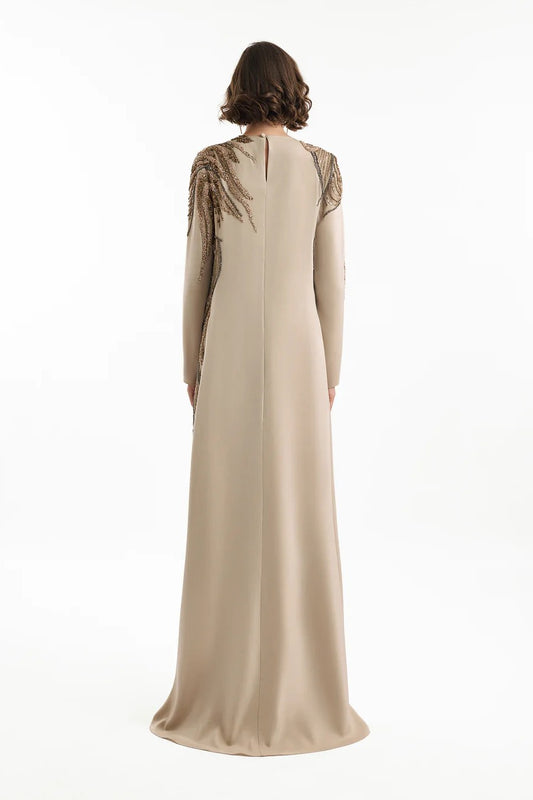 Asymmetrical Beading Dress