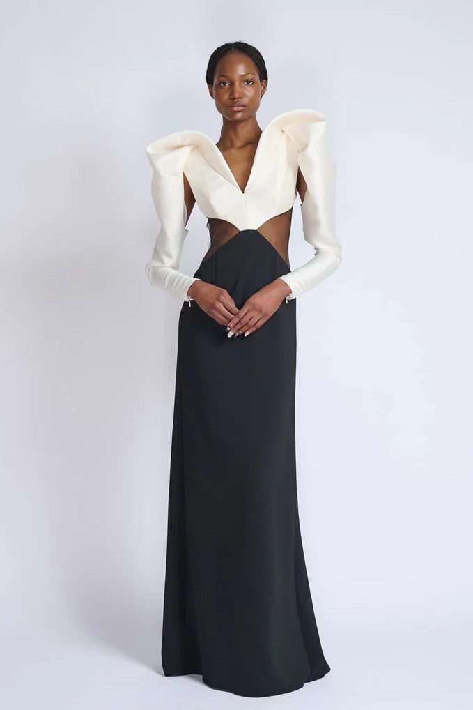 Onyx Cady Gown