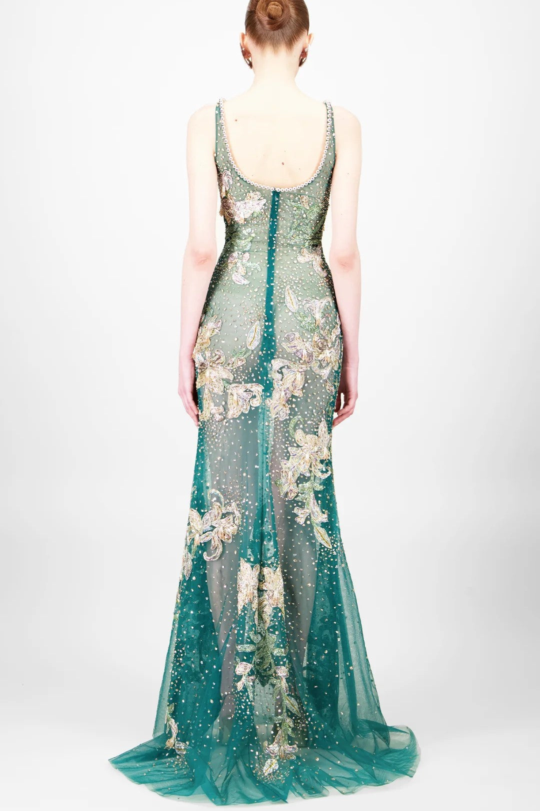 Beaded Long Dress