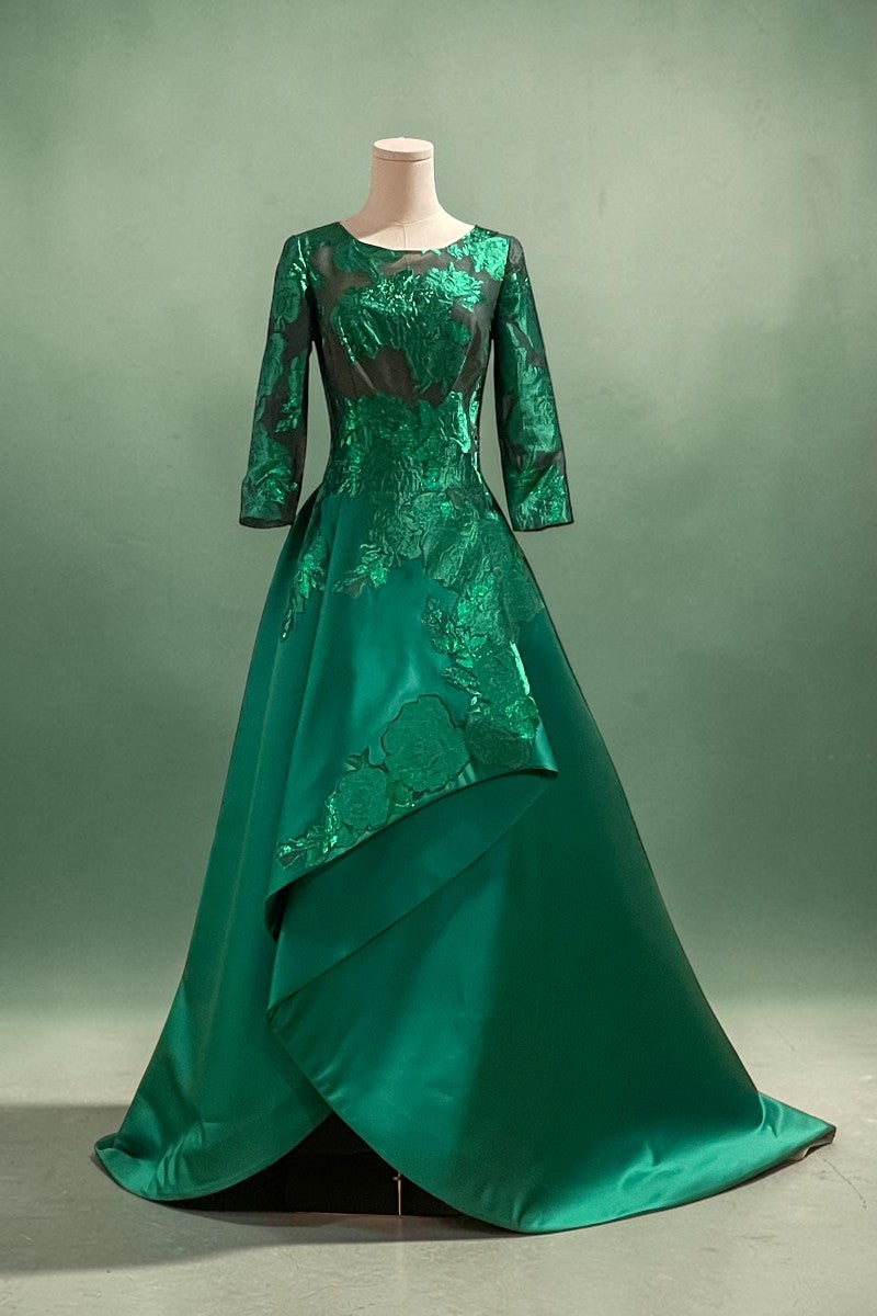 Floral Applique Gown